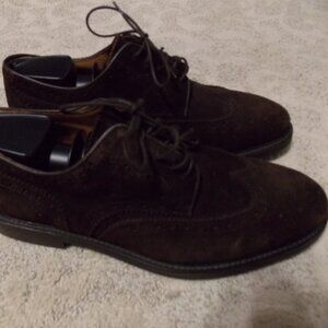 SUITSUPPLY Men Formal Shoes Brown Suede Low-Top Laced Suede Formal